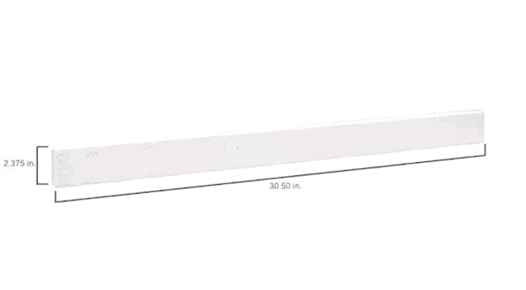 30-1/2 in. Solid Surface Technology Backsplash in Arctic UBS31Y-ARCY gallery