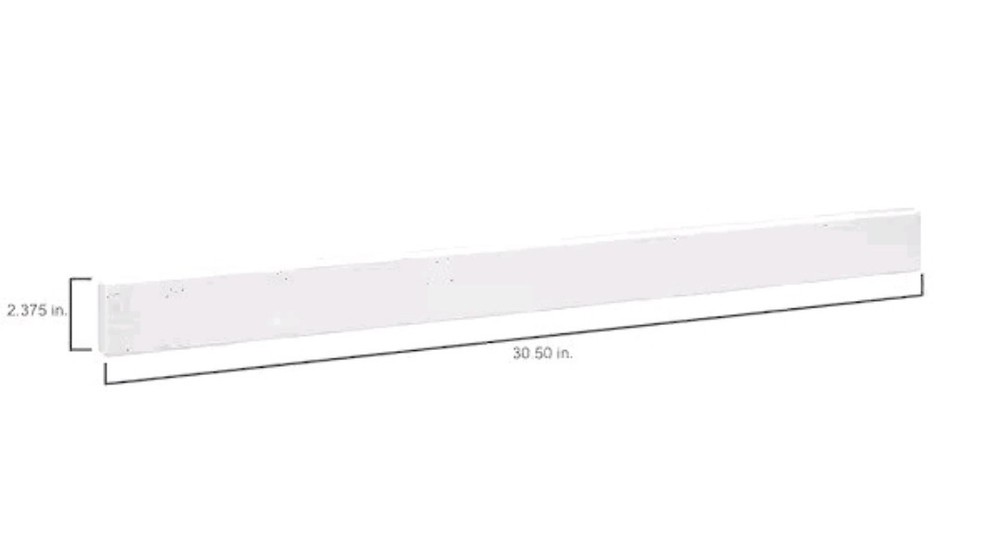 30-1/2 in. Solid Surface Technology Backsplash in Arctic UBS31Y-ARCY