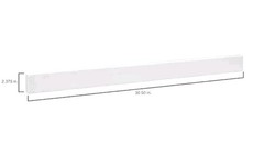 30-1/2 in. Solid Surface Technology Backsplash in Arctic UBS31Y-ARCY
