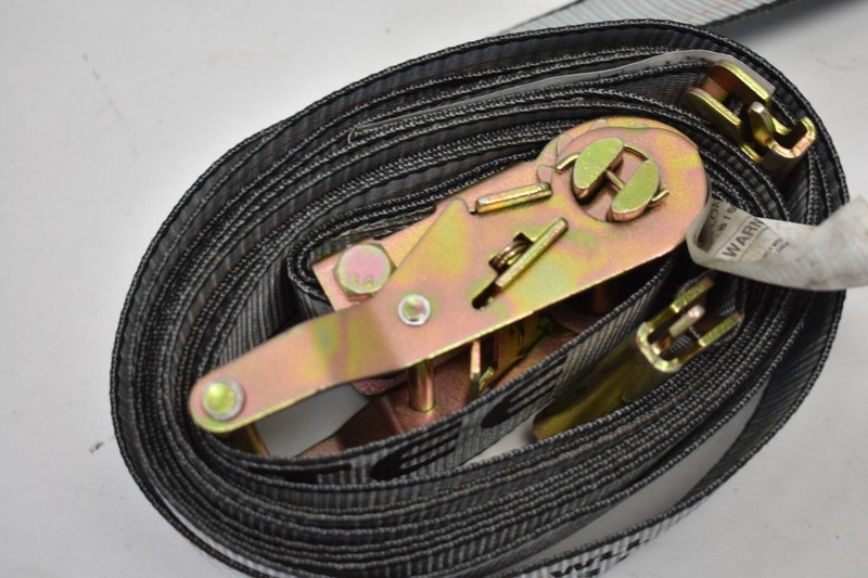 Mytee Products Ratchet Strap Fitting 2" x 16' Gray E Track 4000 lb Strength gallery