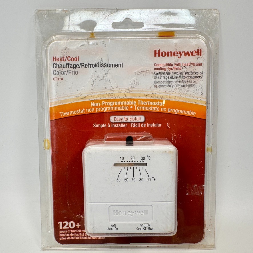 Honeywell Home CT31A Non-Programmable Thermostat Heating Cooling gallery