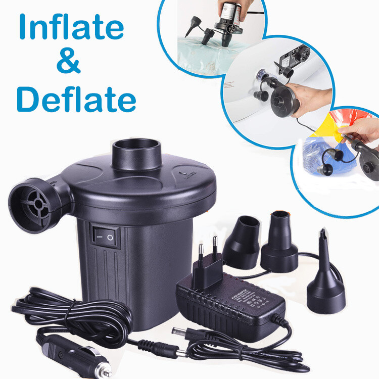 Electric Air Pump Inflator For Inflatable Air Bed Toy Boat Mattress Pool NEW gallery