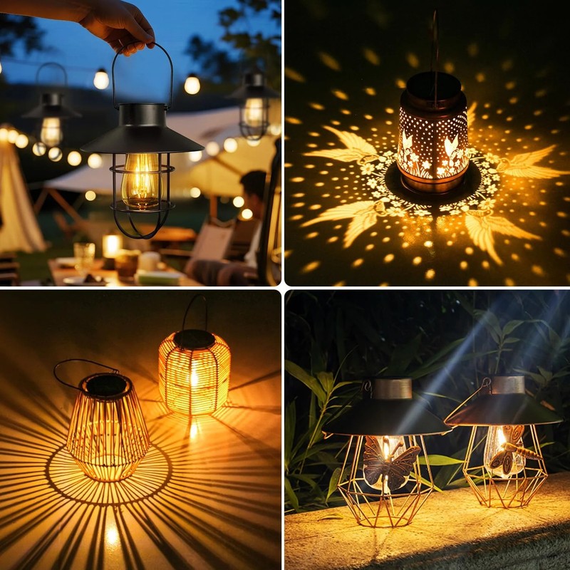 2 Pack Replacement Solar Light Tops,3.23in Solar Hanging Lantern Replacement Par gallery