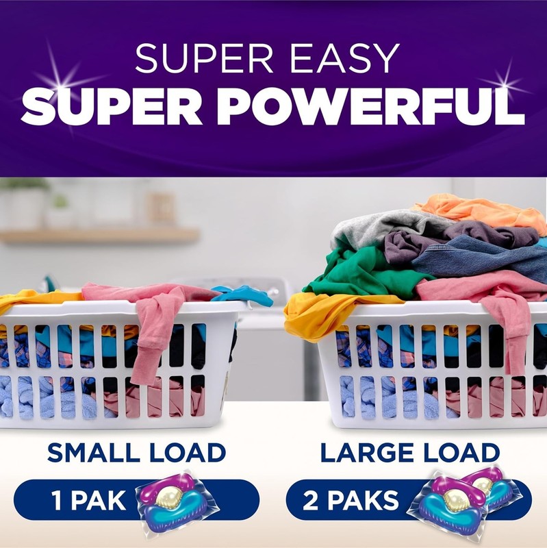 Plus OxiClean With Odor Blasters Laundry Detergent 5-IN-1 Power Paks, 42CT Pa... gallery