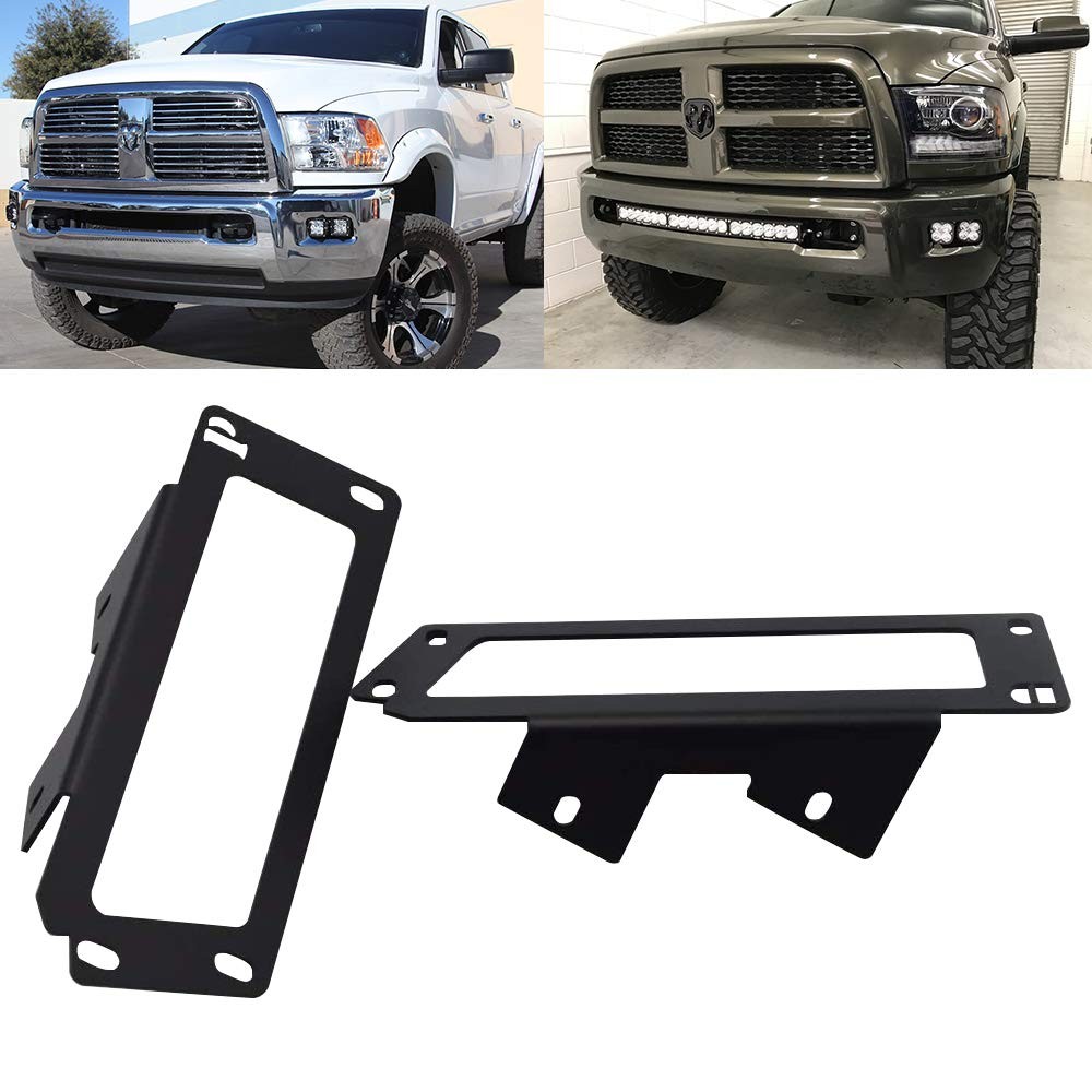 Upgrade Bumper Light Pods Fog Light Mounting Brackets for 2010-2019 Dodge Ram... gallery