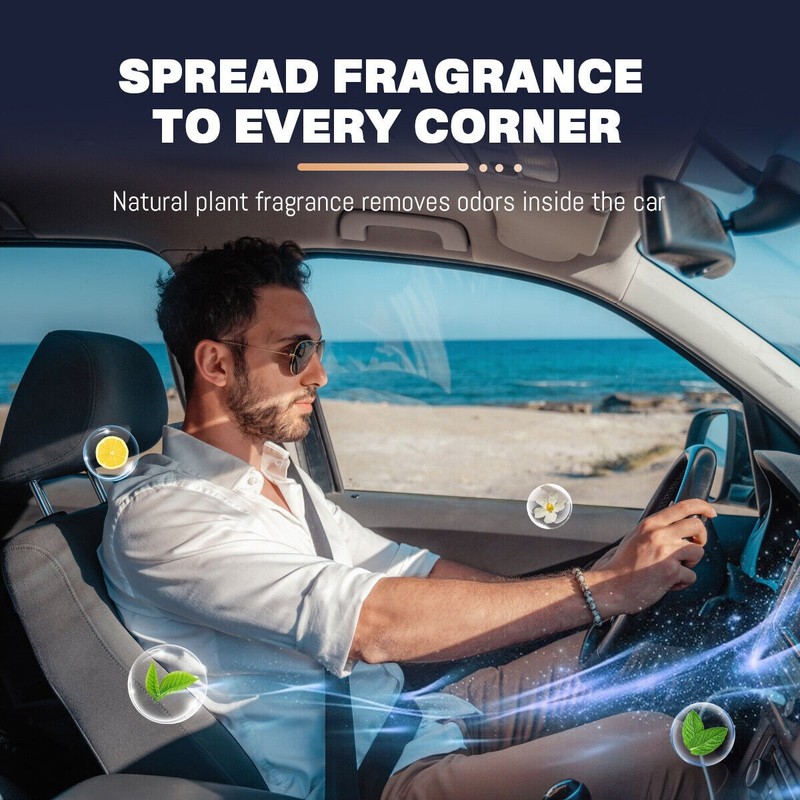 Smart Car Air Freshener Diffuser Car Vent Perfume Aroma Cologne Essential Oil gallery