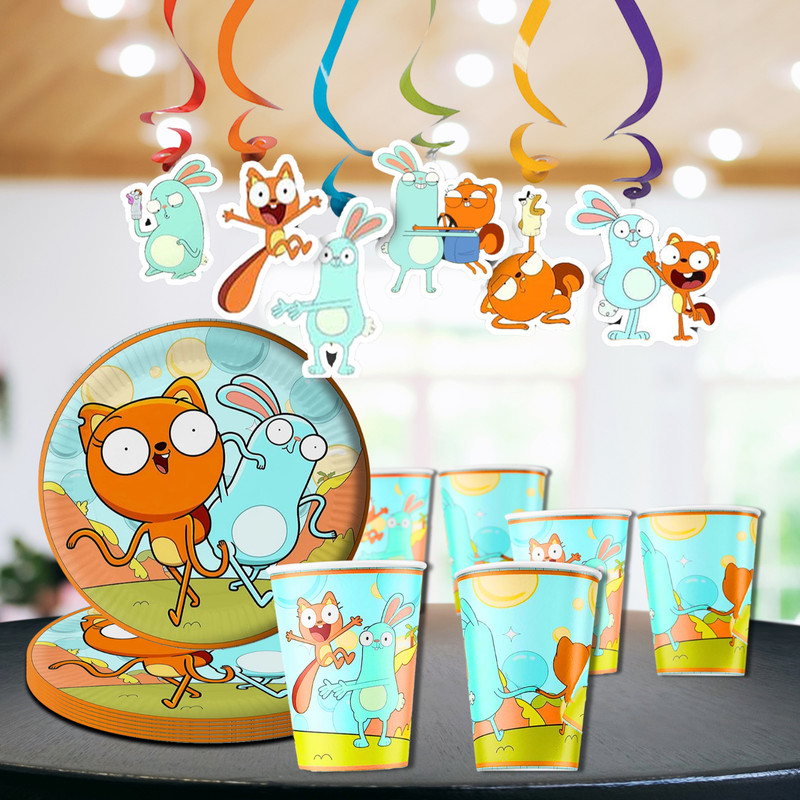 KIFF Tableware THEME plate birthday party supplies favor centerpiece decoration gallery