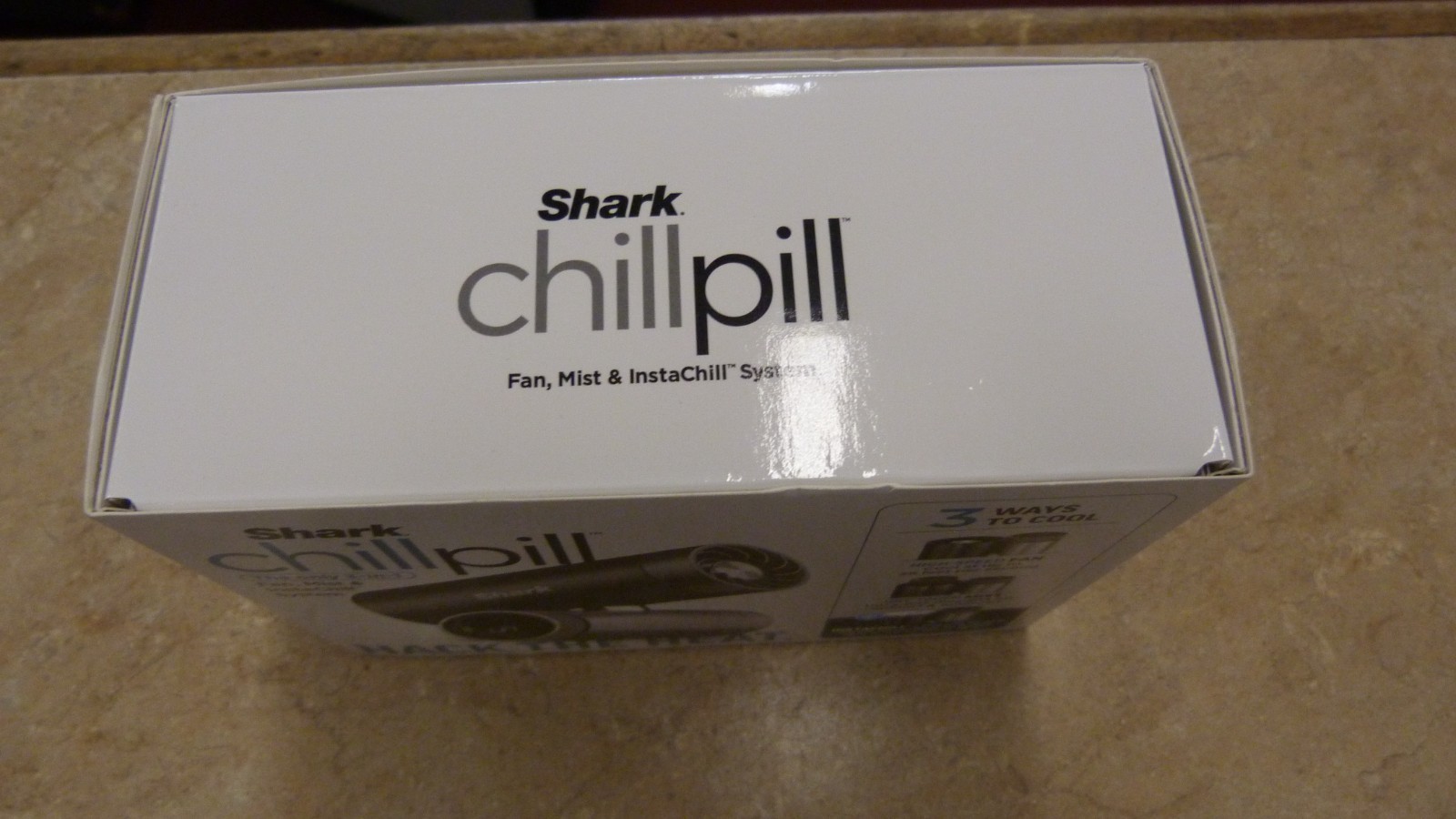 NEW - Shark ChillPill 3-in-1 Portable Fan Mist & Instachill System FA022 - Gray gallery