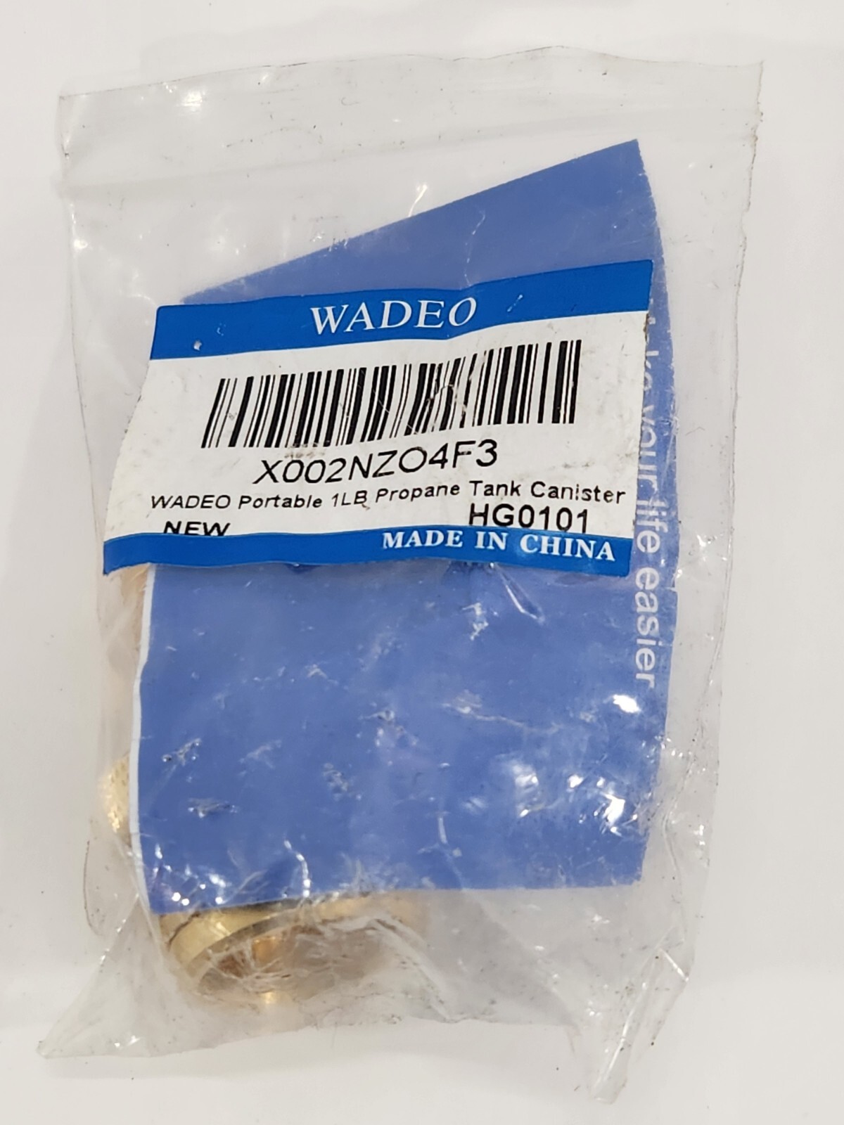 Wadeo - HG0101 - Portable 1 lb Propane Tank Regulator Adapter - 3/8" Male gallery
