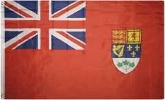 3×5 Old Canada Red Ensign 1957 Super-Poly Flag 3’x5′ Banner Grommets 100D FABRIC
