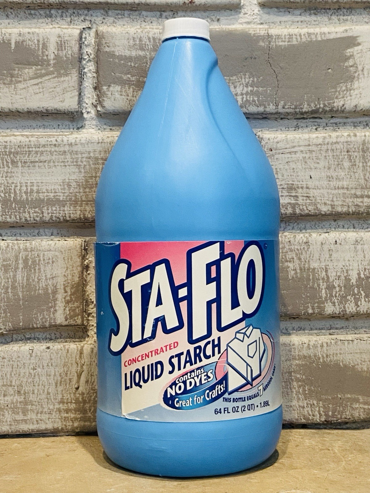 Sta Flo Liquid Starch Concentrated 64 oz Crafts Quilting Laundry Slime Purex gallery