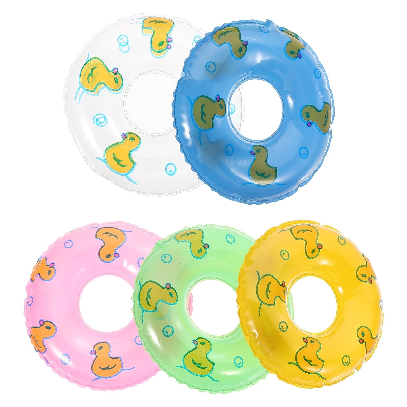 Gadpiparty 5Pcs Mini Swim Rings for Dollhouse - Inflatable Pool Float for Kid... gallery
