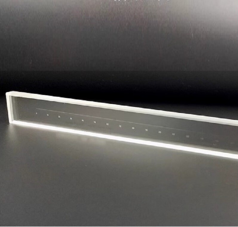 glass linear scale Standard calibration line ruler Optical instrument projector