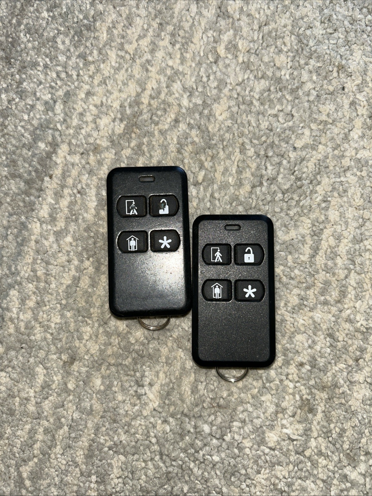 2gig 2GIG-KEY2-345 4 Button Key Ring Remote - Lot of 2 gallery