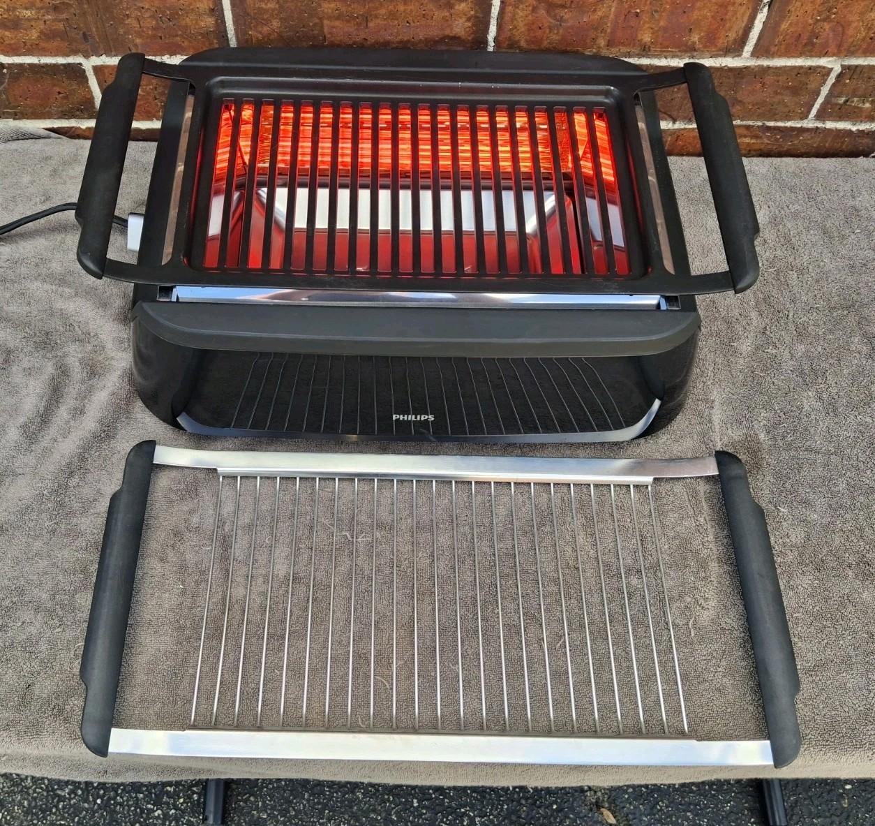 ✅️SEE VIDEO~ Philips Smokeless Indoor Grill Advanced 1660W Infrared Heat Cooker gallery