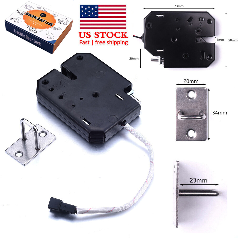 K01 12V DC 2A Electric Magnetic Intelligent Cabinet Door Lock Fail Secure in US gallery