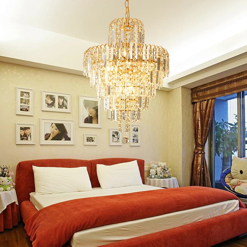 Elegant Crystal Chandelier Ceiling Light Pendant Fixture Lighting Lamp Modern gallery