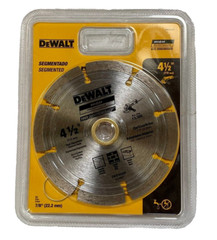 DEWALT DW47452HP 4 1/2″ Segmented Diamond Blade – New in Package
