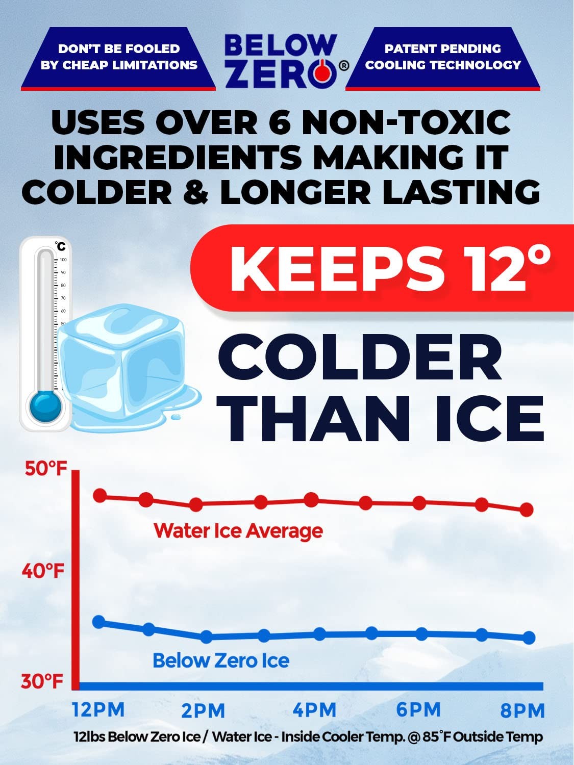 Best Below Zero Reusable Ice Packs for Coolers Long Lasting Cooler Pack Blocks gallery