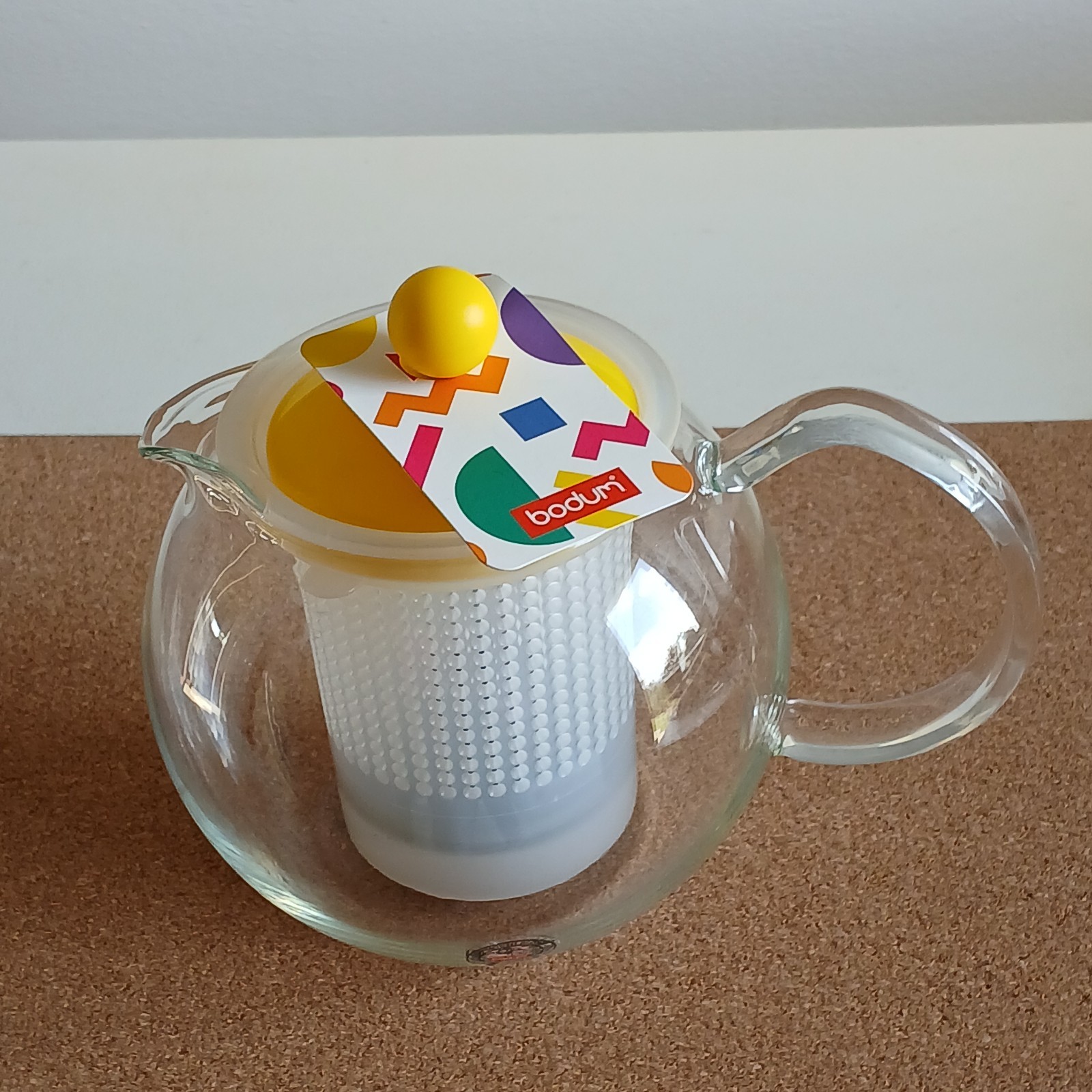 BODUM 2015 Limited Color Edition. Infusion Tea Pot. Brand New. Mouth Blown Glass gallery
