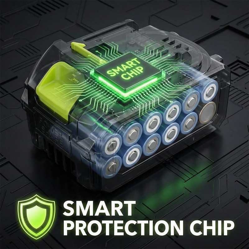 21V Lithium-ion Battery Replacement & Backup Battery with LED Power Indicator gallery