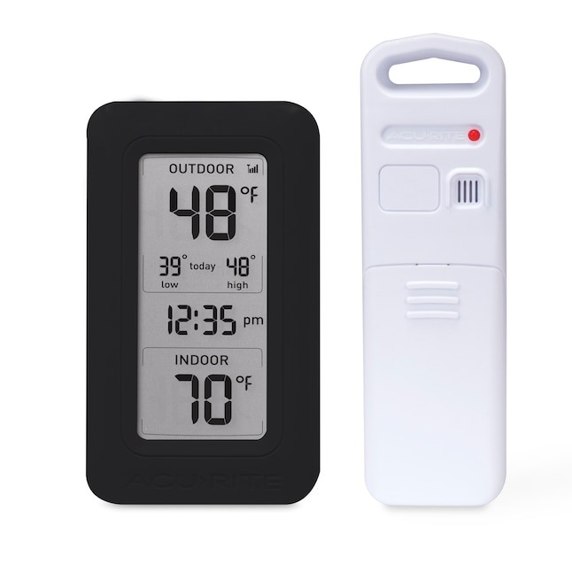 Acurite Digital Weather Station Thermometer Indoor/Outdoor Temperature & Time gallery