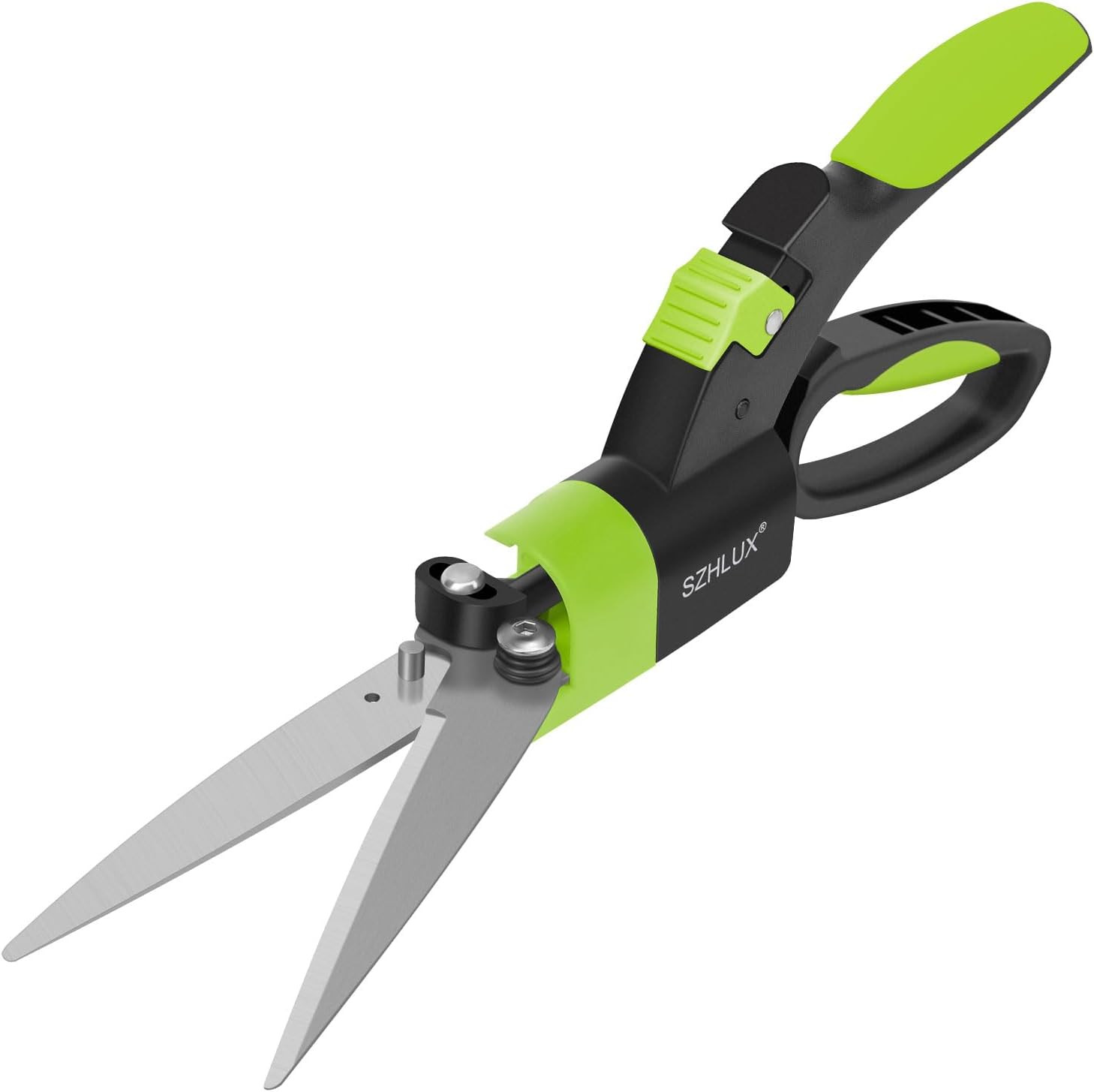 SZHLUX Grass Shears 360-Degree Swivel Blades, Ultra-Sharp Grass Cutter with 5’’ gallery