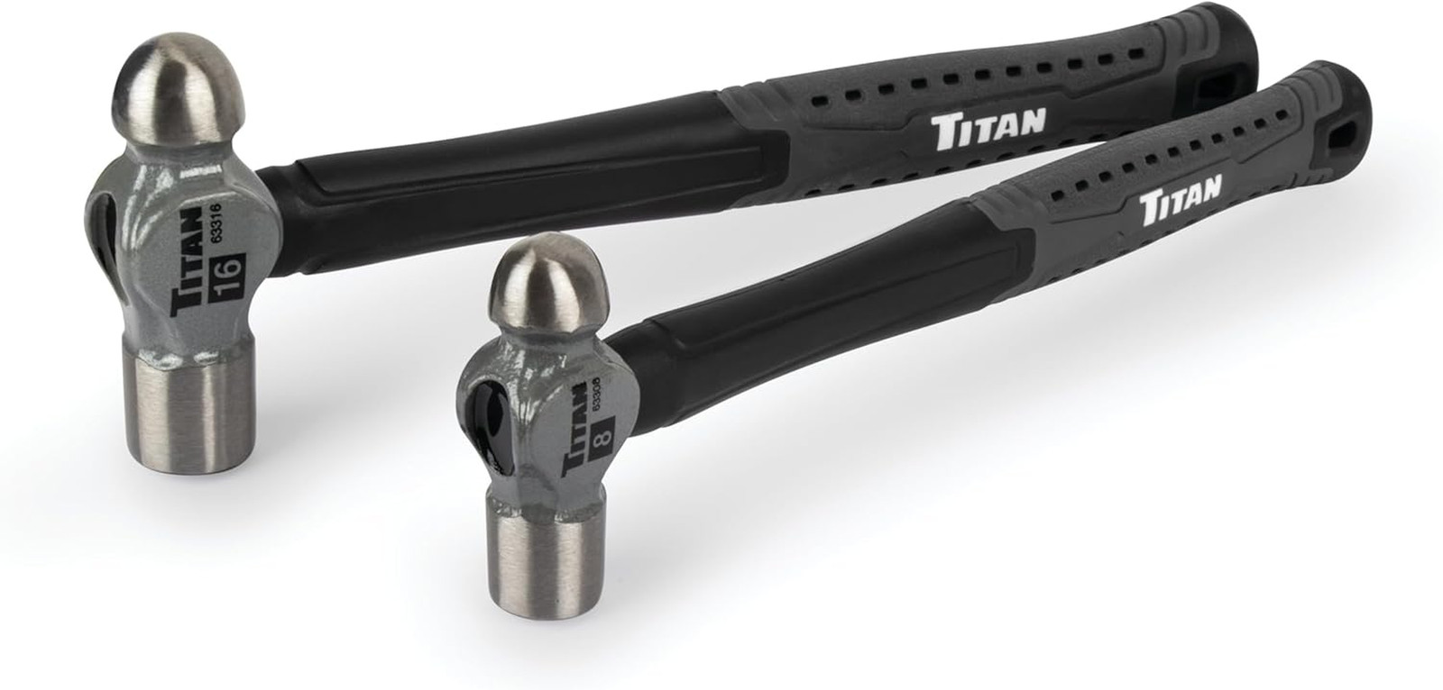 63302 2-Piece Ball Pein Hammer Set, Includes 8Oz & 16Oz Ball Peen, Forged Steel gallery