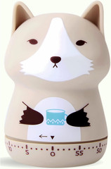 Mechanical Kitchen Timer, Cute Animal Timer for Kids, Wind Up 60 Minutes Manual