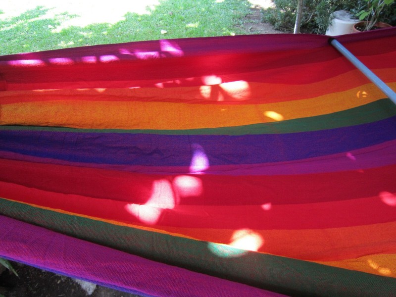 NEW FOLDABLE HANDMADE HAMMOCKS MADE IN ECUADOR MULTICOLOR COTTON CANVAS gallery