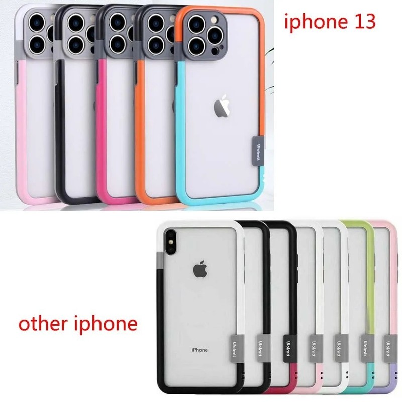 For iPhone 16 Pro Max 15 14 13 12 11 Heat Dissipation Colorful Bumper Frame Case gallery