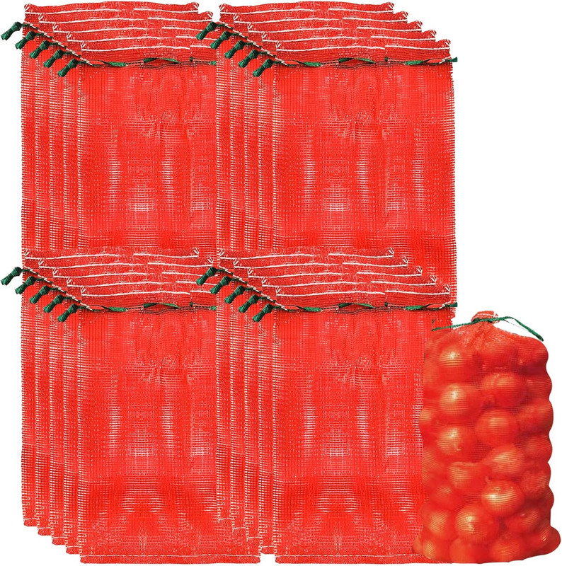 20 Pack Extra Large Mesh Storage Produce Bags - Reusable, 20 lbs Capacity, Wa... gallery