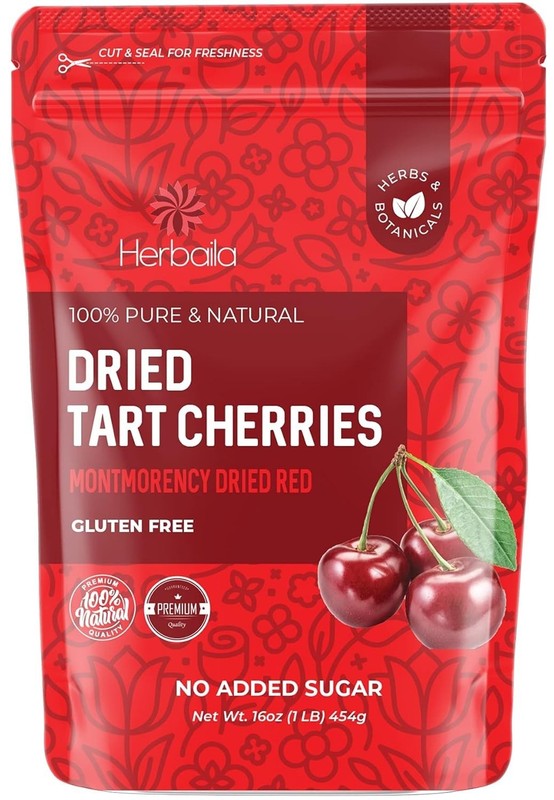 Convenient Dried Montmorency Cherries - 1lb Snack, Versatile Kitchen Ingredient gallery