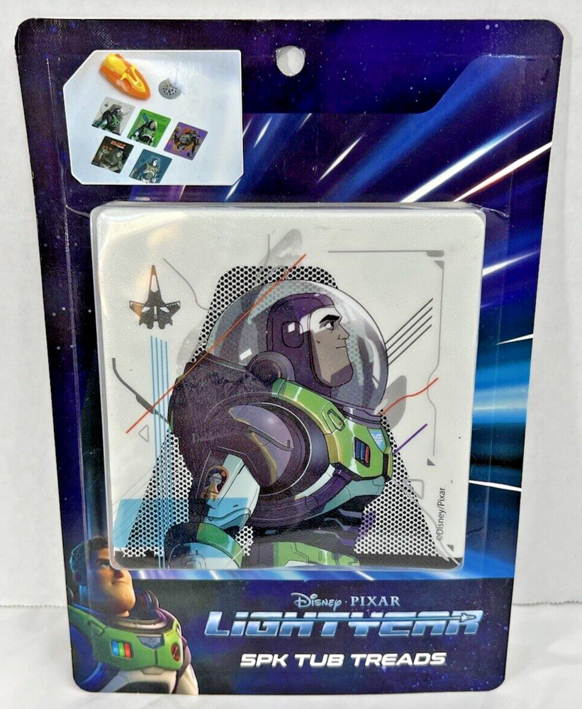 Disney~Pixar- Buzz Lightyear~5 pack~Anti-Slip Tub Treads For Bathtub~5 Designs