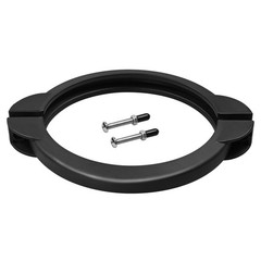 Sand Filter Valve Clamp with Screws Compatible Intex 16″(DN) Black