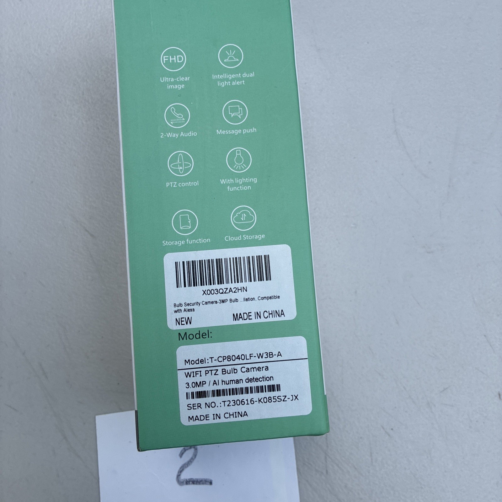 WiFi Smart Camera QC35 2MP White Camera Compatible with Tuya App gallery