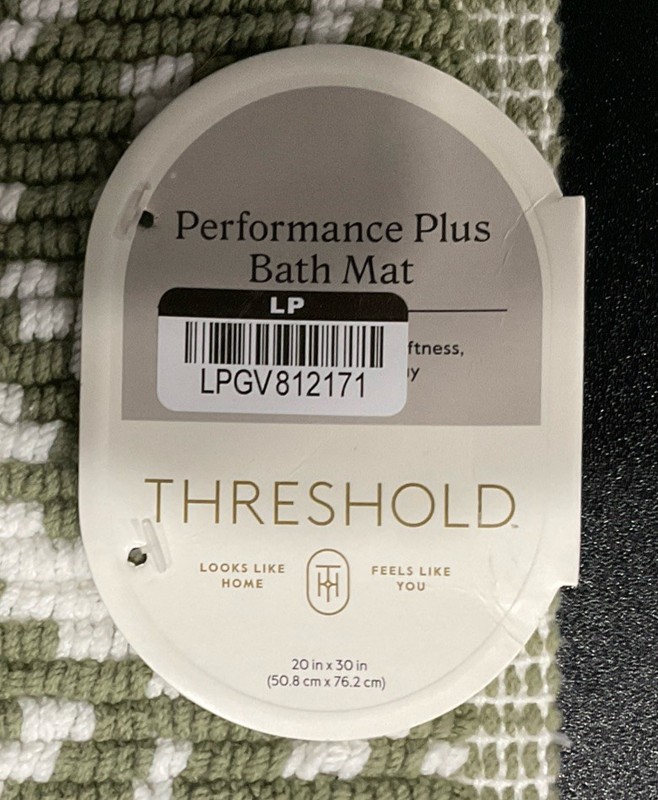 Threshold Performance Plus Bath Rug Green Floral 20 X 30 New With Tags gallery