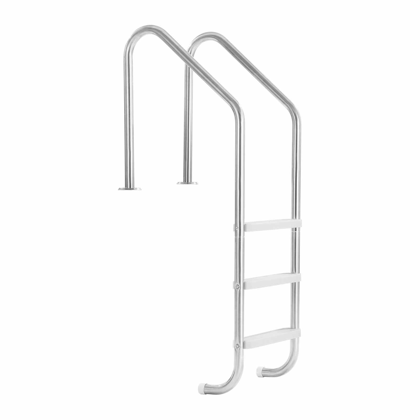 Uimoso Inground Pool Ladder with 3 Steps and Handrails, Stainless Steel, 265lbs gallery