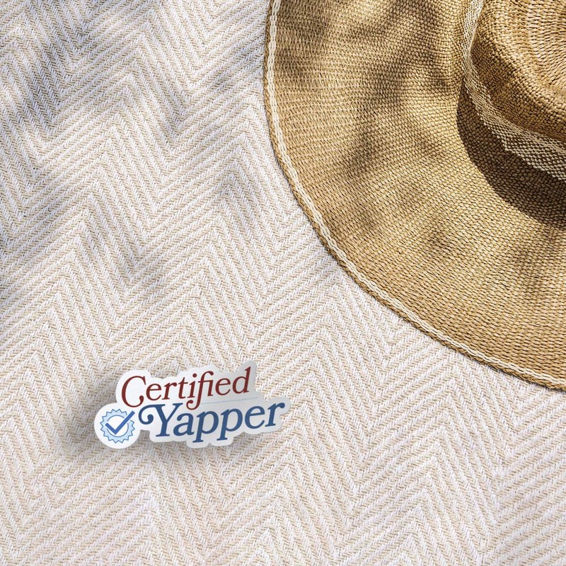 Certified Yapper Sticker gallery