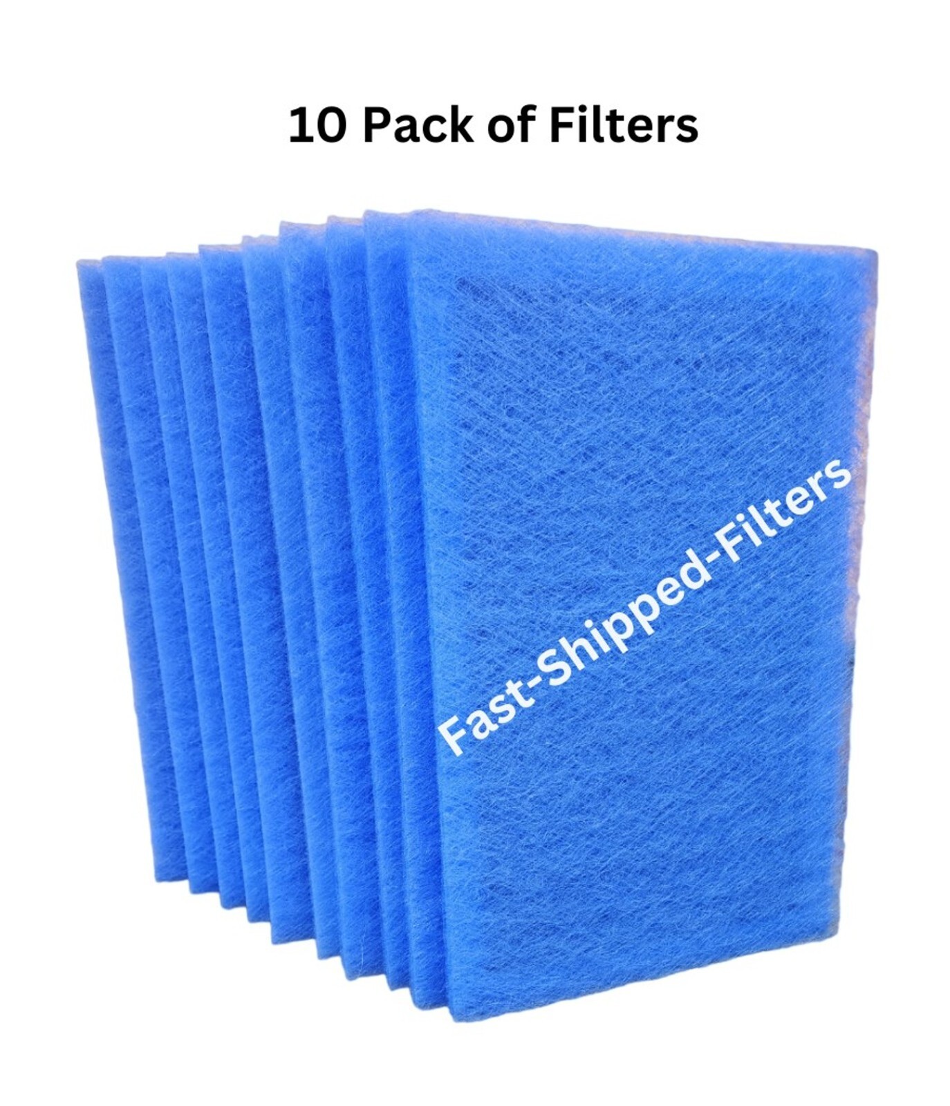 Fast-Shipped-Filters 10 Pack Biologic3 Air Cleaner Replacement Filters Blue gallery