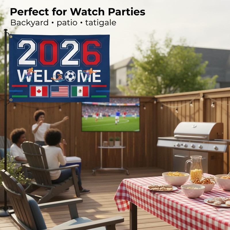 World Cup Decorations Flag 2026 American Canada Mexico Host Country Football Sup gallery
