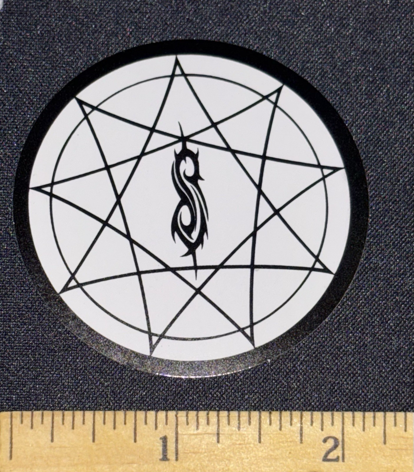 Slipknot Band logo Decal Sticker Black And White Fast Free US Shipping! 🇺🇸 gallery