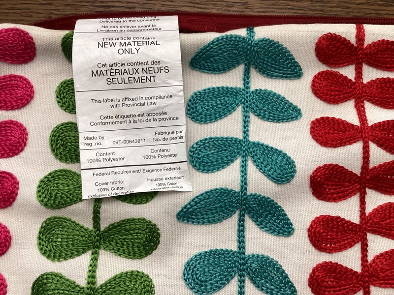 New Pier One Pillow Rectangle Colorful Embroidered Throw Pillow gallery