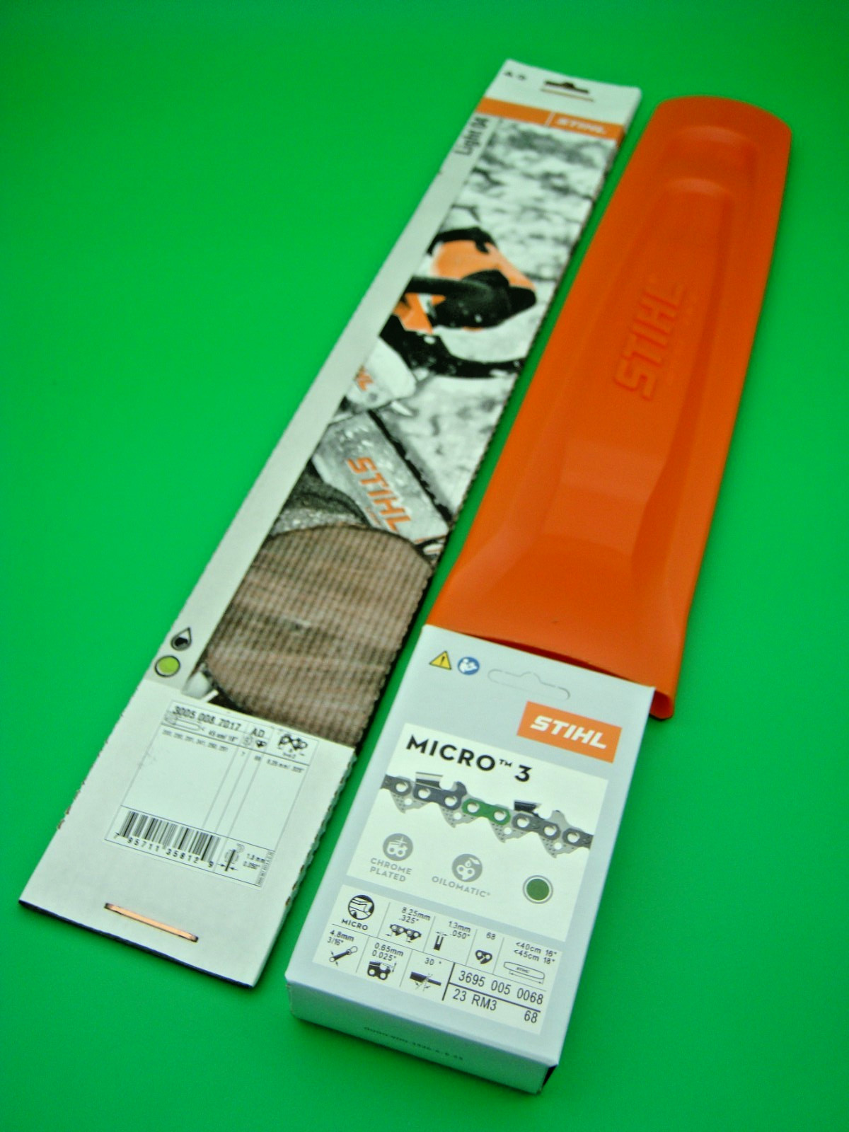 STIHL MS200 MS230 MS241 MS250 MS251 CHAINSAW 18" LIGHT BAR & CHAIN - .325 PITCH gallery