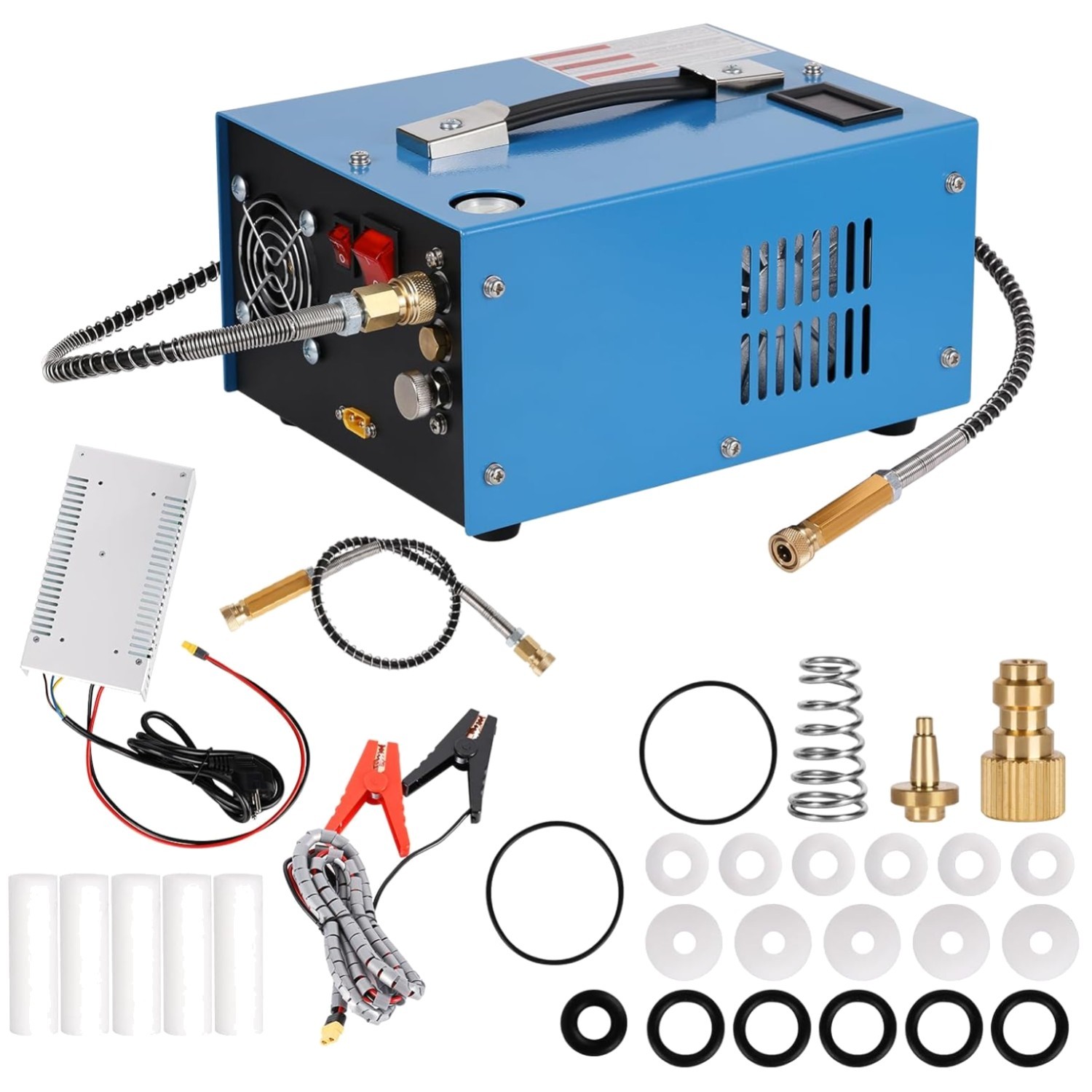 Portable Scuba Tank Compressor, 12V/120V Power Supply$ gallery
