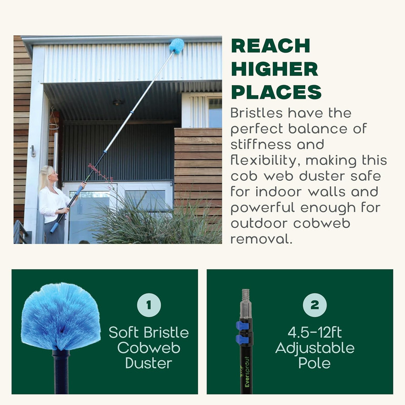 EVERSPROUT 5-To-12Ft Telescoping Durable Duster with Extension Pole – Lightweigh gallery