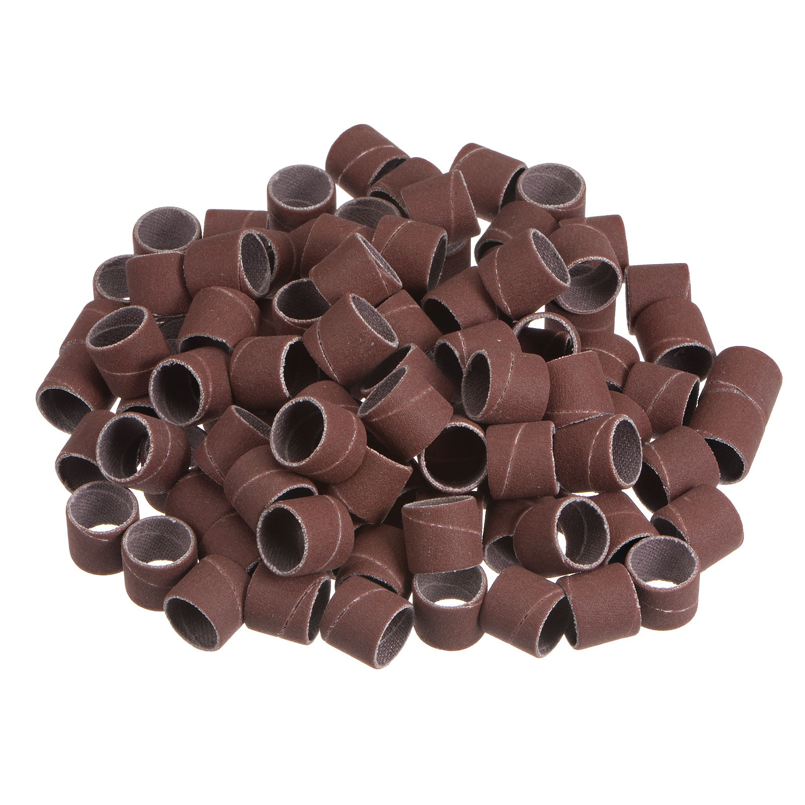 100pcs Sanding Drums 1/2 Inch Mini Sanding Sleeves 400 Grit Sanding Bands gallery