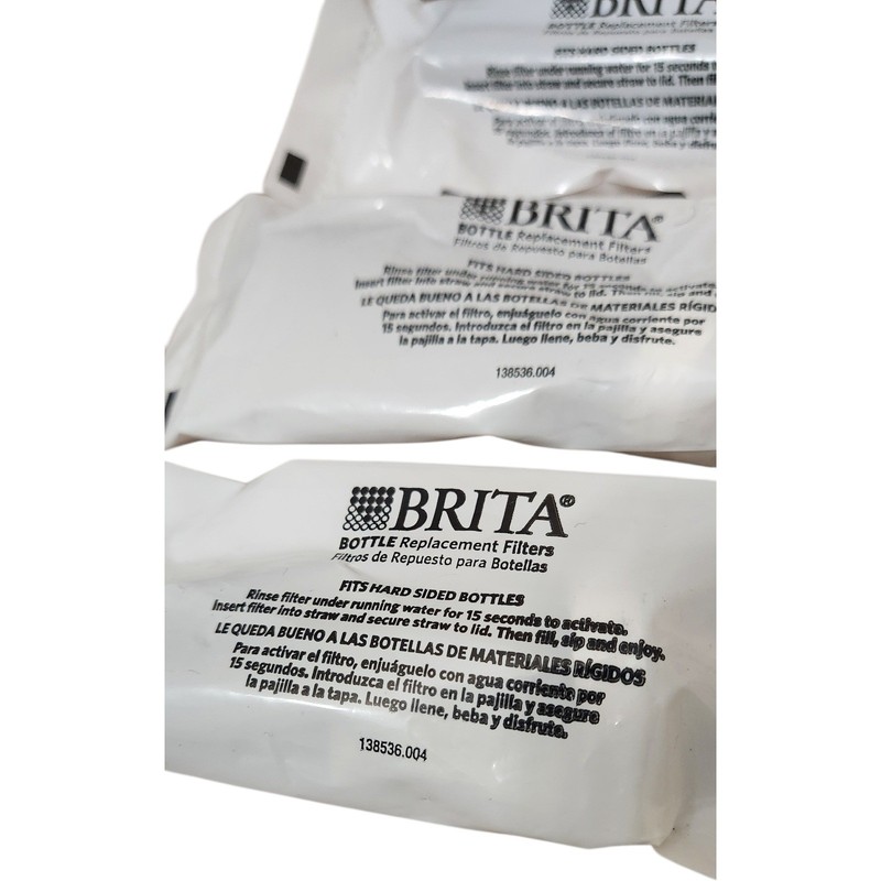 Brita Bottle Replacement Filters 3 Pack for Hard Sided Bottles 138536.004 White gallery