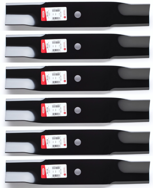 6PK Oregon 92-139 Mower Blade 17" repl Craftsman 942-04417 Cub Cadet 02005017X