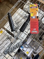 BrushTech Tactical BBQ Brush With Downward Assist Small Diameter Springs B541C